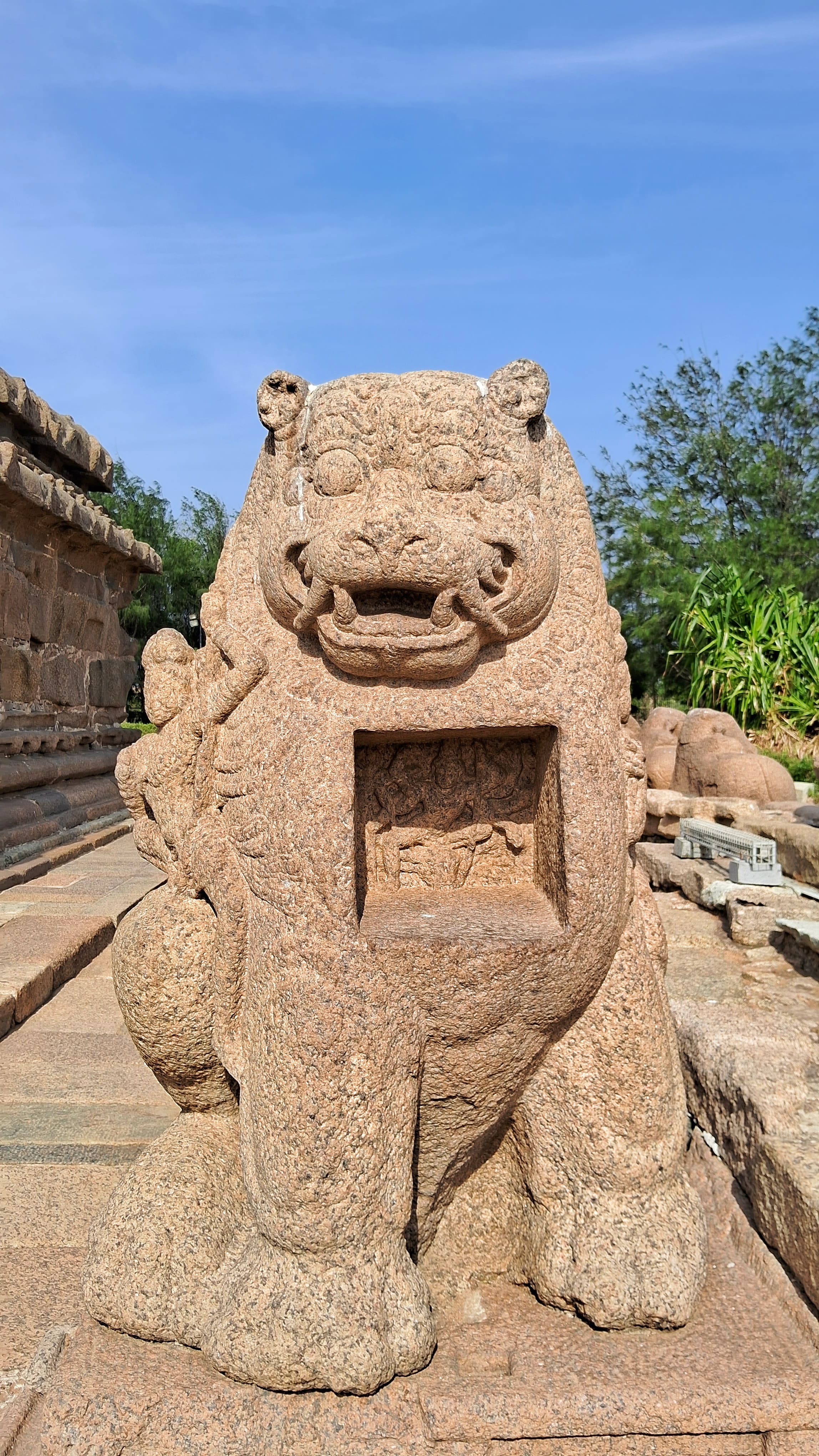 Rock-cut statue